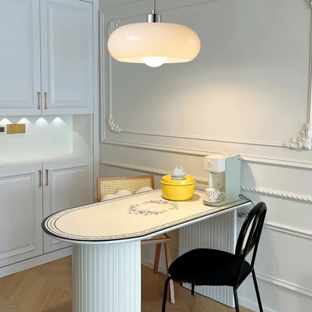 RadianceOrb Modern Round LED Pendant Light – Sleek Circular Ceiling Fixture