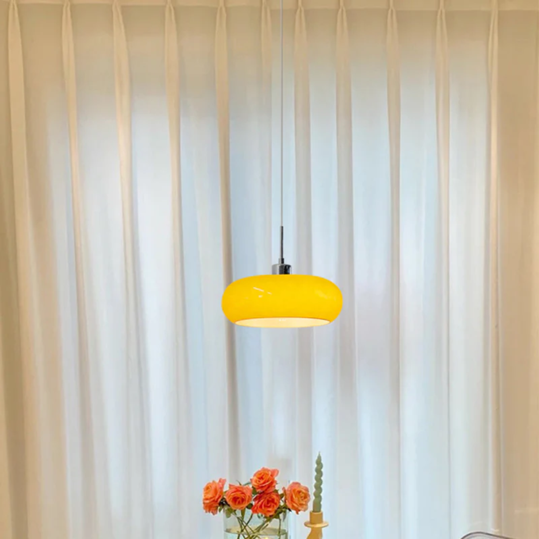 RadianceOrb Modern Round LED Pendant Light – Sleek Circular Ceiling Fixture