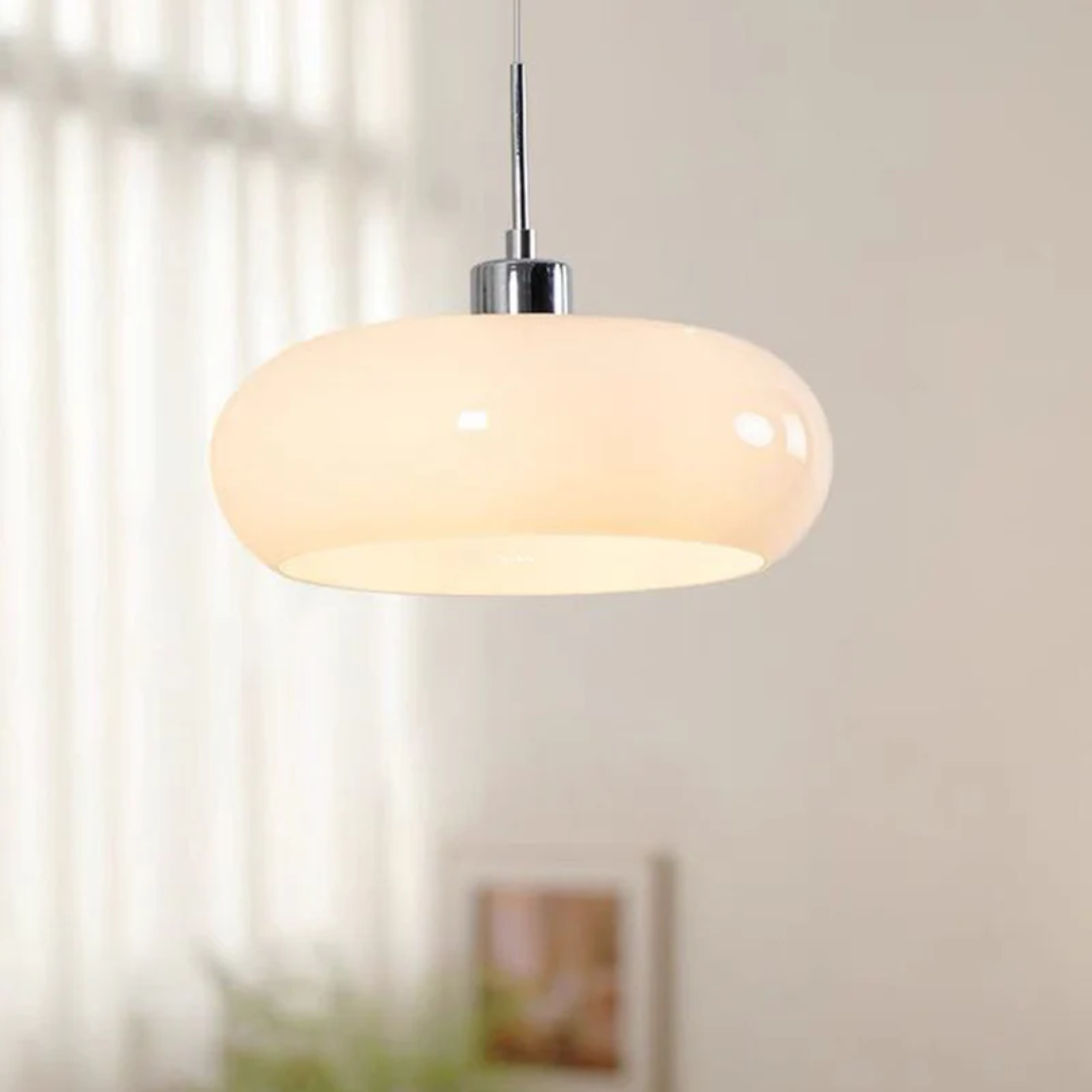 RadianceOrb Modern Round LED Pendant Light – Sleek Circular Ceiling Fixture