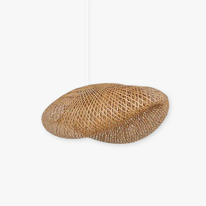 Designer LED Pendant Light with Bamboo Sphere – EcoSphere