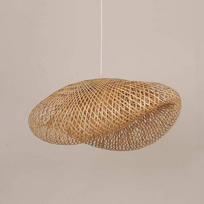 Designer LED Pendant Light with Bamboo Sphere – EcoSphere