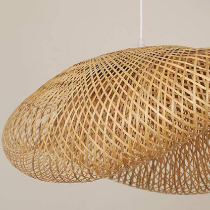 Designer LED Pendant Light with Bamboo Sphere – EcoSphere