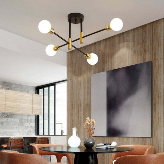 Lumière Royale: Sleek Modern LED Ceiling Light
