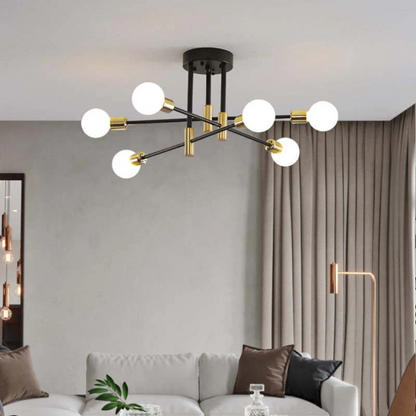 Lumière Royale: Sleek Modern LED Ceiling Light