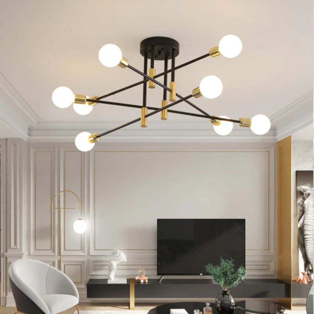 Lumière Royale: Sleek Modern LED Ceiling Light