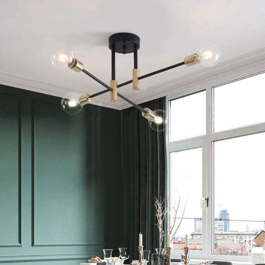 Lumière Royale: Sleek Modern LED Ceiling Light