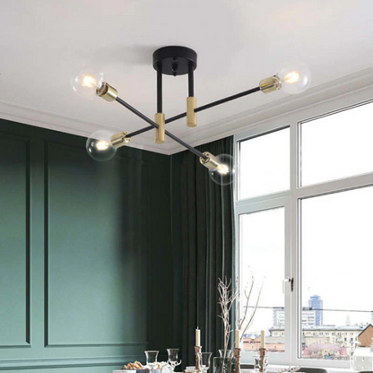 Lumière Royale: Sleek Modern LED Ceiling Light