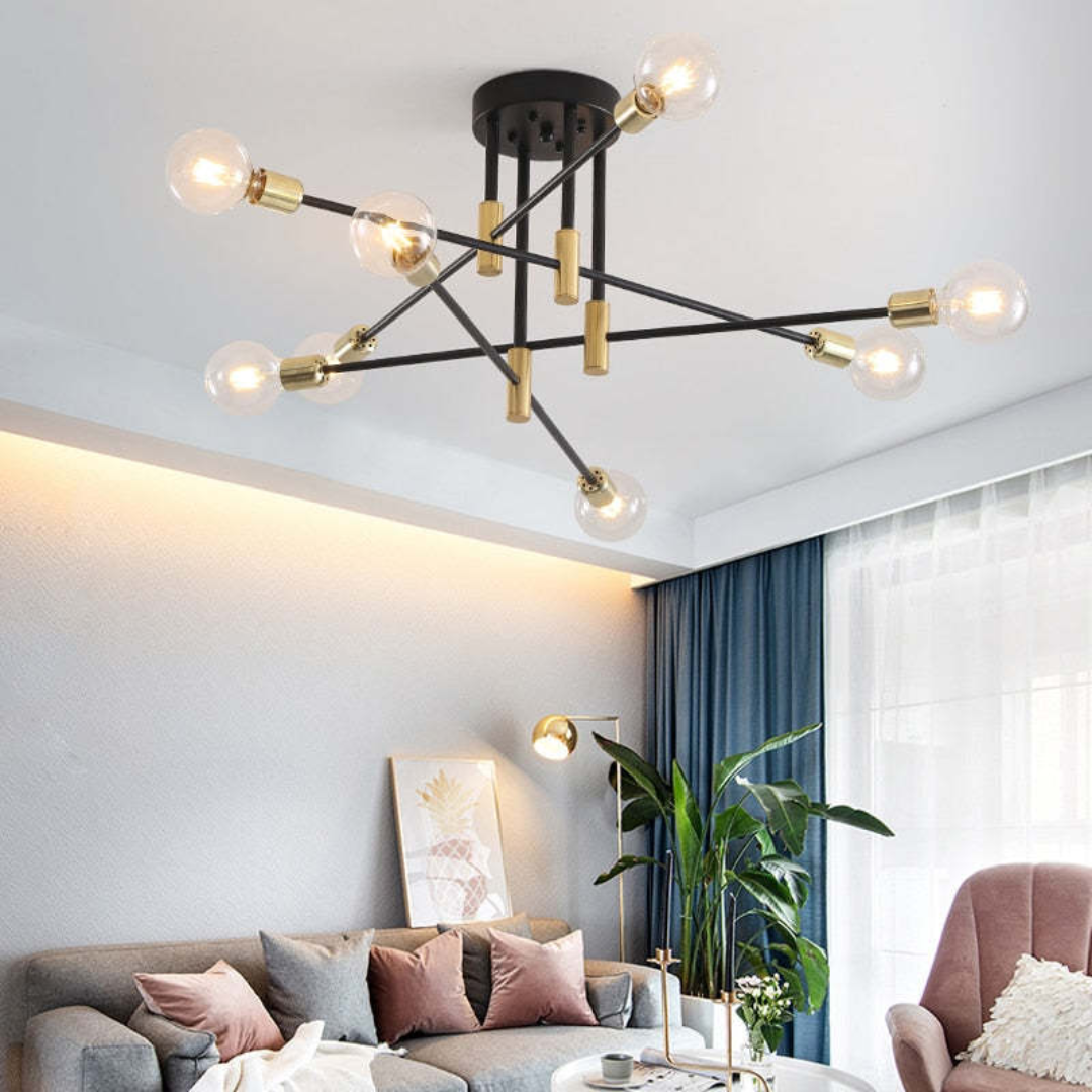 Lumière Royale: Sleek Modern LED Ceiling Light