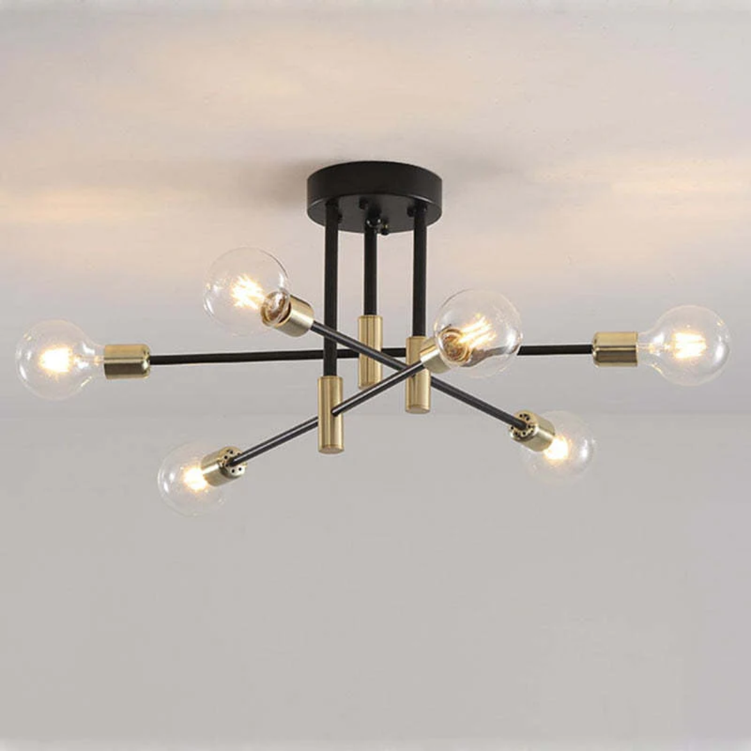 Lumière Royale: Sleek Modern LED Ceiling Light