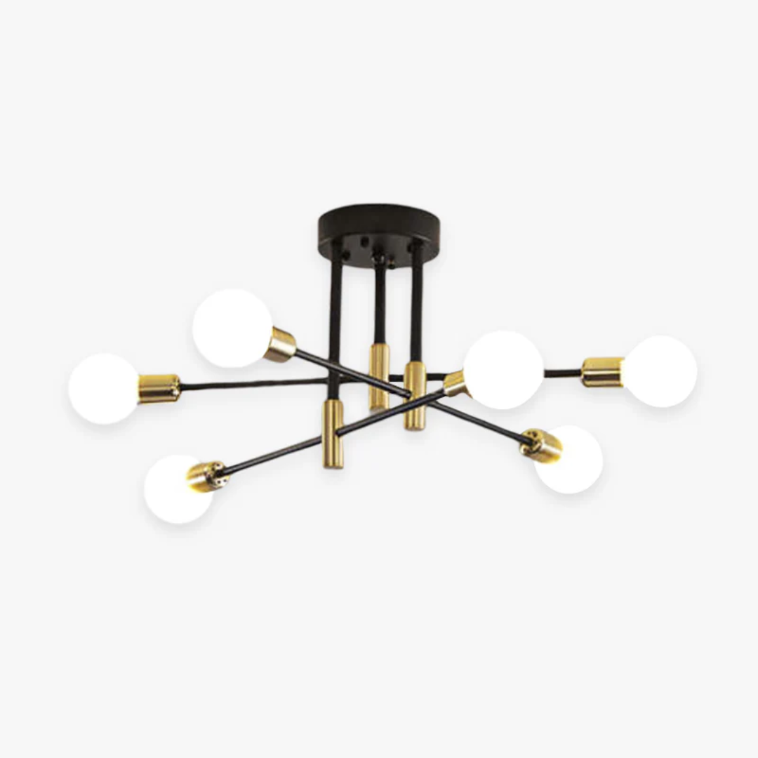 Lumière Royale: Sleek Modern LED Ceiling Light