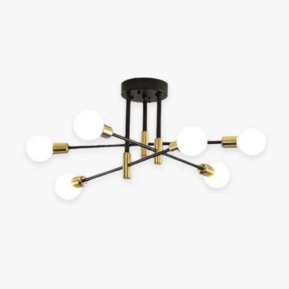 Lumière Royale: Sleek Modern LED Ceiling Light