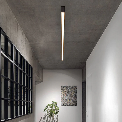 Stratum Industrial Linear LED Ceiling Light - High-Efficiency, Durable Ceiling Fixture