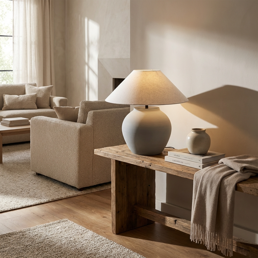 Elegant Vintage Ceramic Table Lamp with Timeless Charm