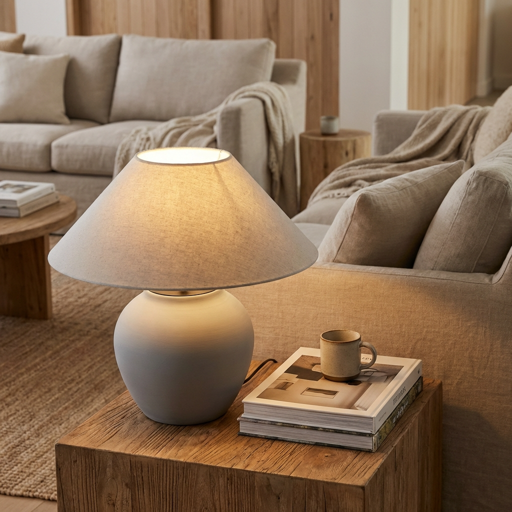 Elegant Vintage Ceramic Table Lamp with Timeless Charm