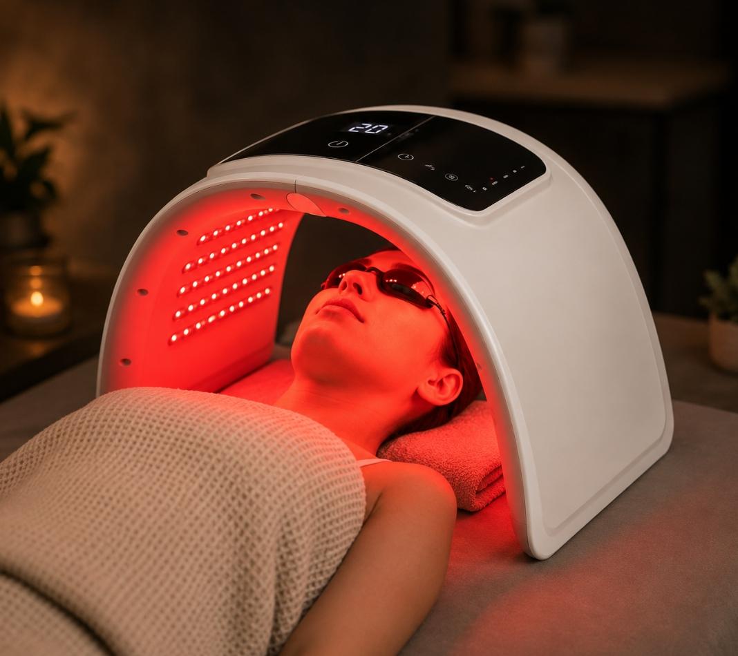 7-Colour PDT LED Facial Mask - Red Light Therapy