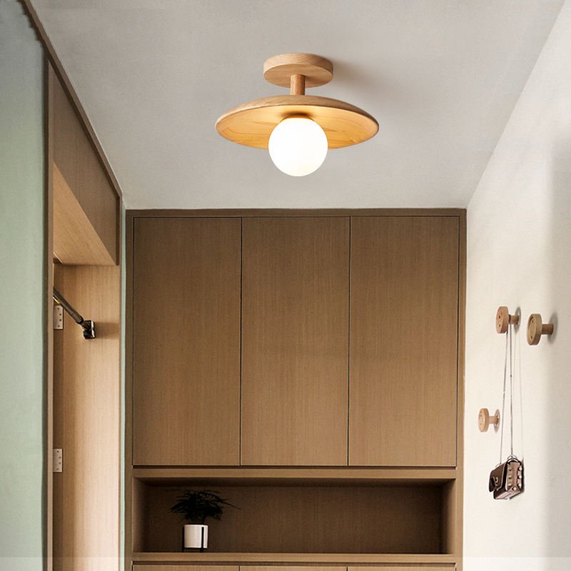 Chic Japanese Ceiling Light with Modern Minimalist Design