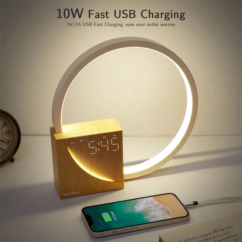 TouchGlow - Touch-Control Night Lamp with Alarm Clock