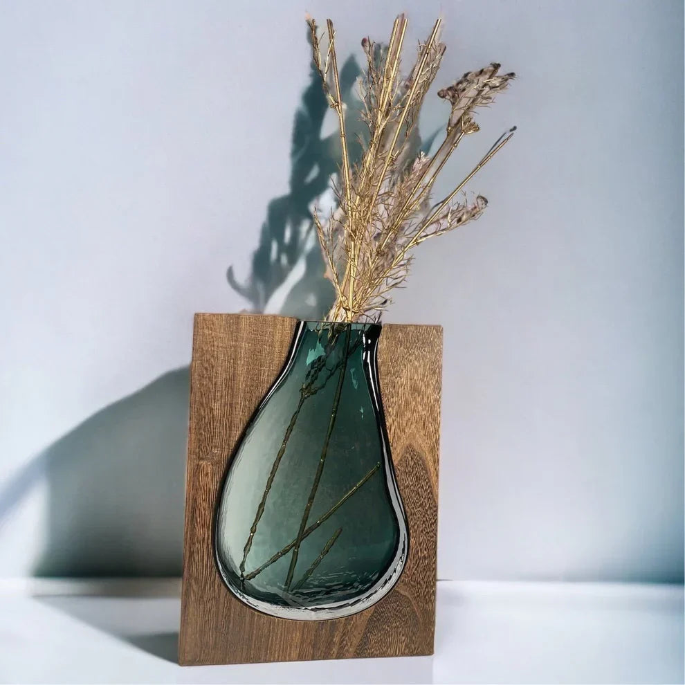 ScandiEdge Minimalist Vase — Timeless Natural Elegance for Modern Spaces