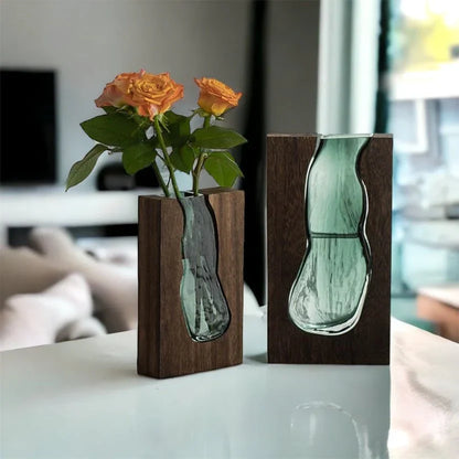 ScandiEdge Minimalist Vase — Timeless Natural Elegance for Modern Spaces