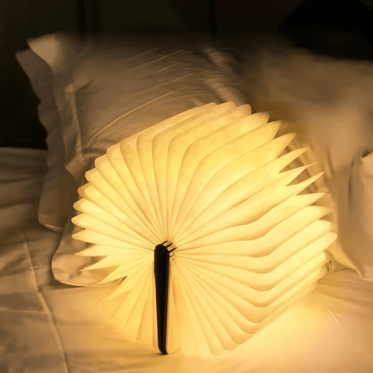 Foldable Book LED Lamp - 360° Rechargeable Ambient Light