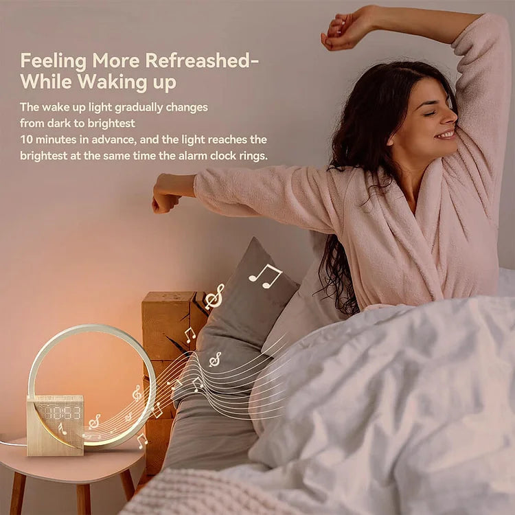 TouchGlow - Touch-Control Night Lamp with Alarm Clock