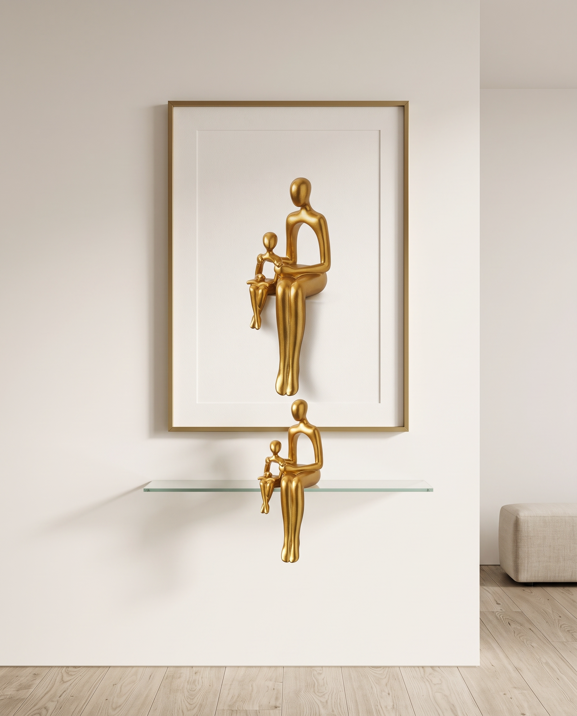 ArtisaLuxe abstract artwork minimalist luxury hero shot
