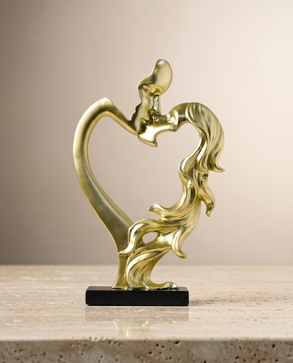 AmourLigne gold resin sculpture minimalist luxury hero shot