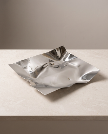CurveSteel steel storage tray minimalist luxury hero shot