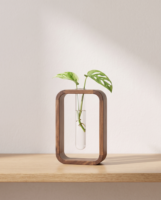 RootBloom propagation vase minimalist luxury hero shot