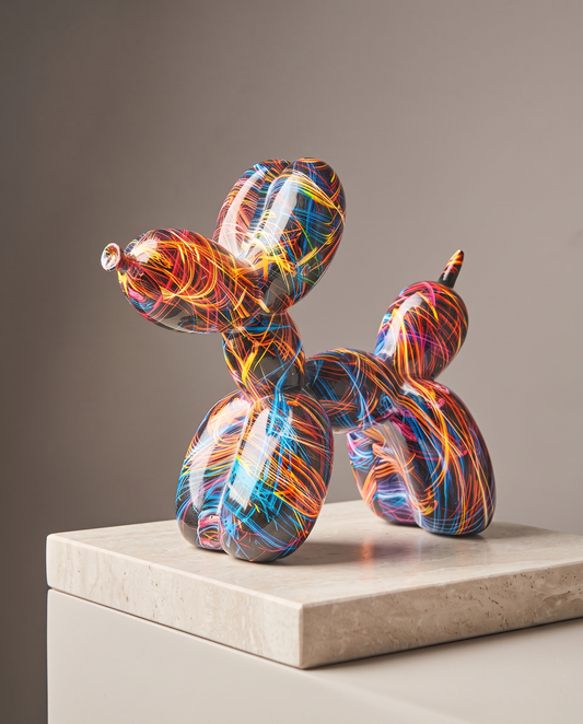 GraffiLuxe abstract statuette minimalist luxury hero shot