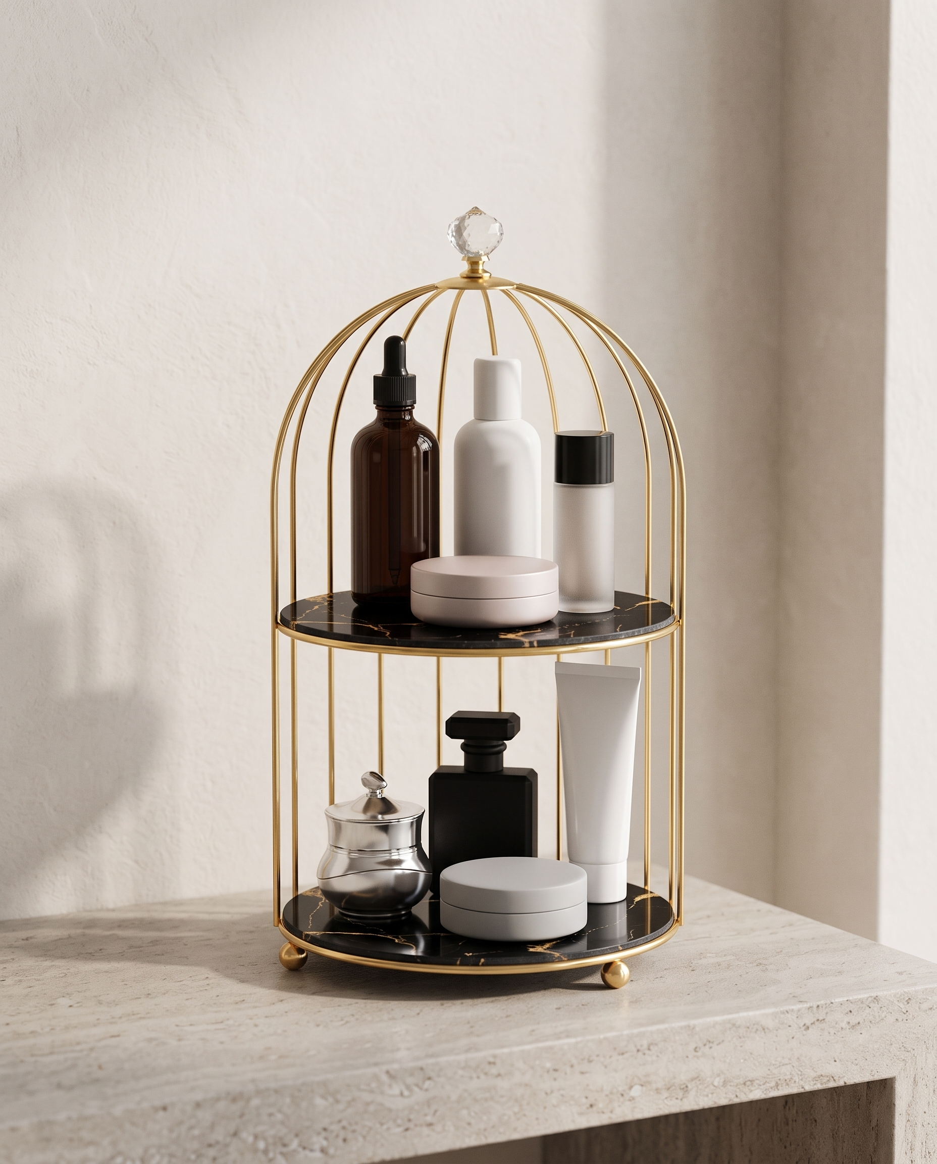 LumiForma display shelf minimalist luxury hero shot