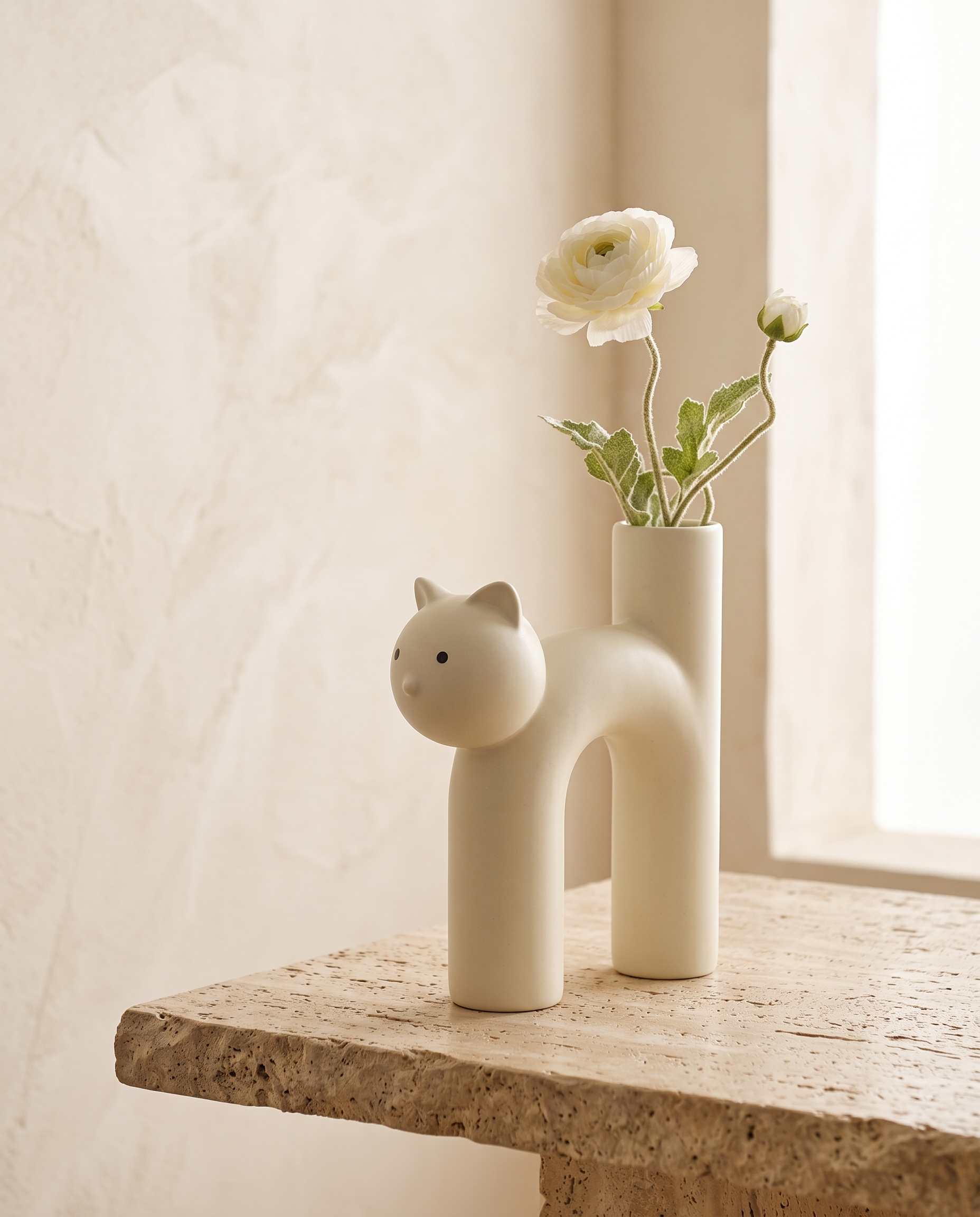 Lareke ceramic vase minimalist luxury hero shot