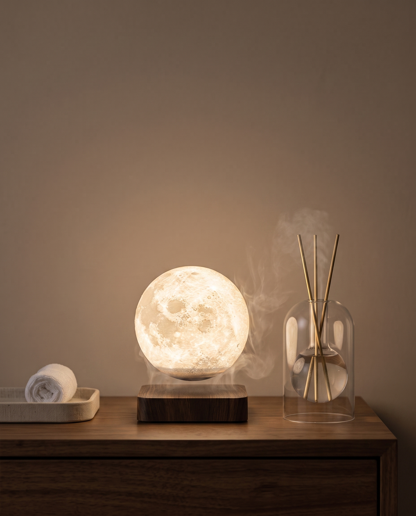AromaLuxe fragrance diffuser minimalist luxury hero shot