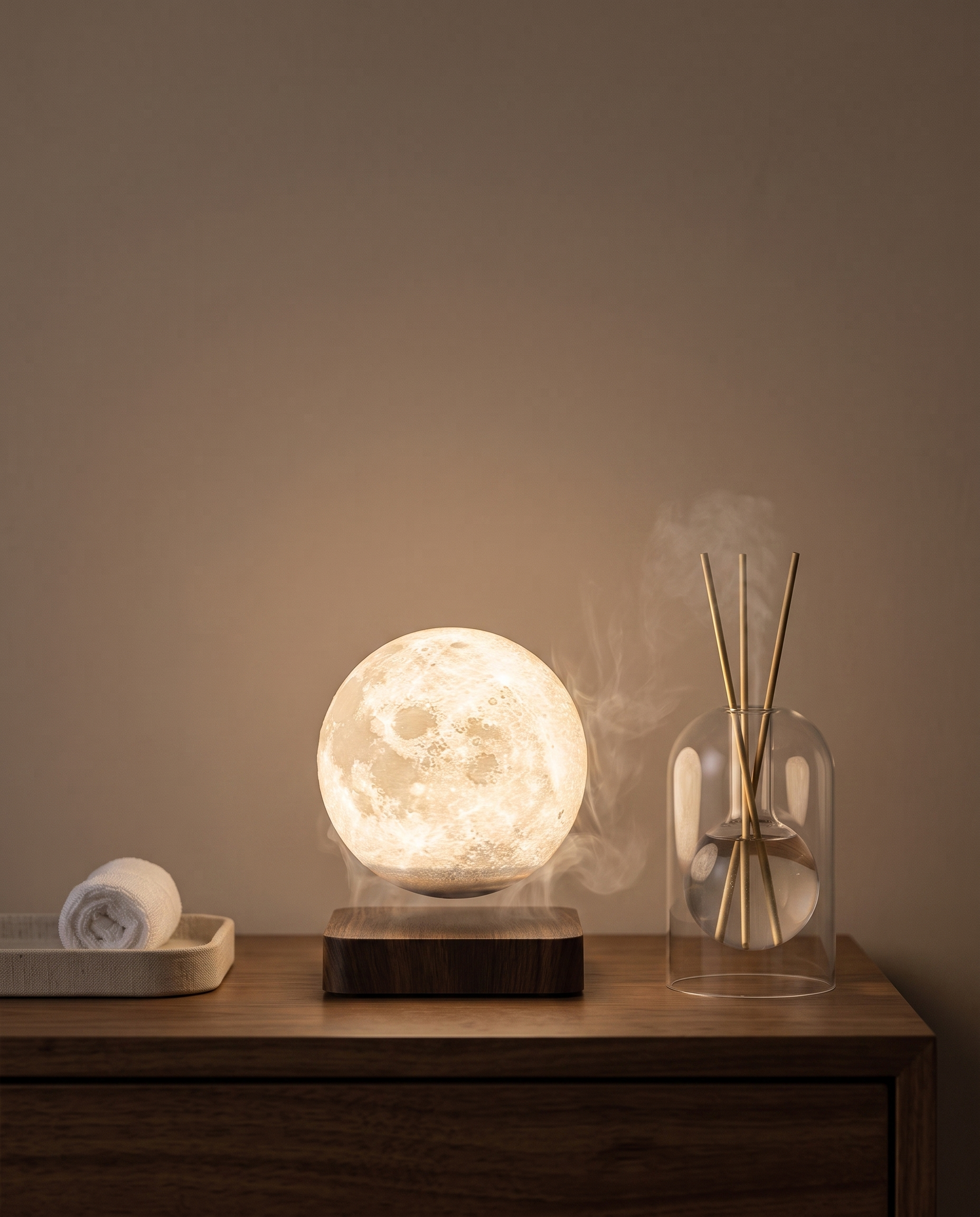 AromaLuxe fragrance diffuser minimalist luxury hero shot