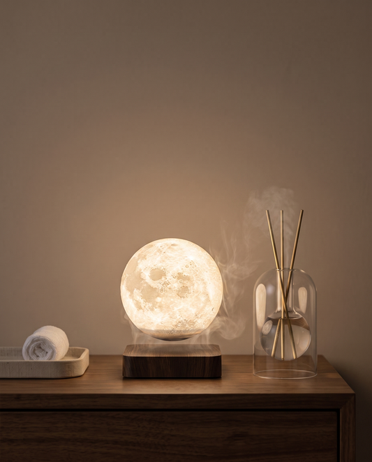 AromaLuxe fragrance diffuser minimalist luxury hero shot