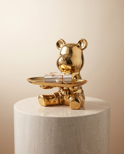 ShineBear sculpture holder minimalist luxury hero shot