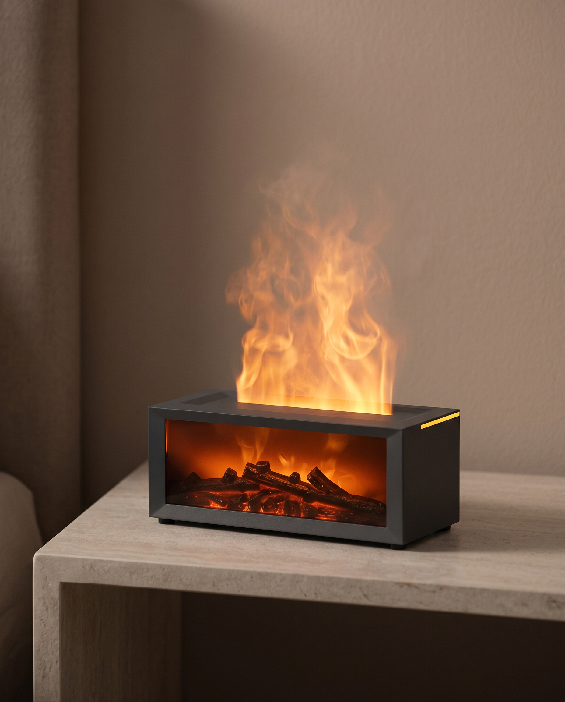 GlowAura aroma diffuser minimalist luxury hero shot