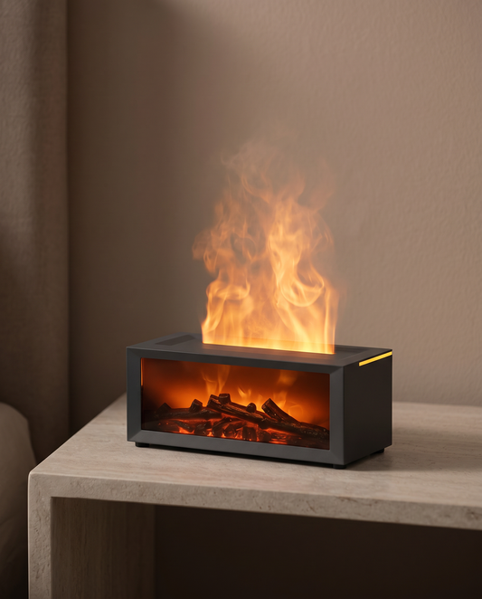 GlowAura aroma diffuser minimalist luxury hero shot