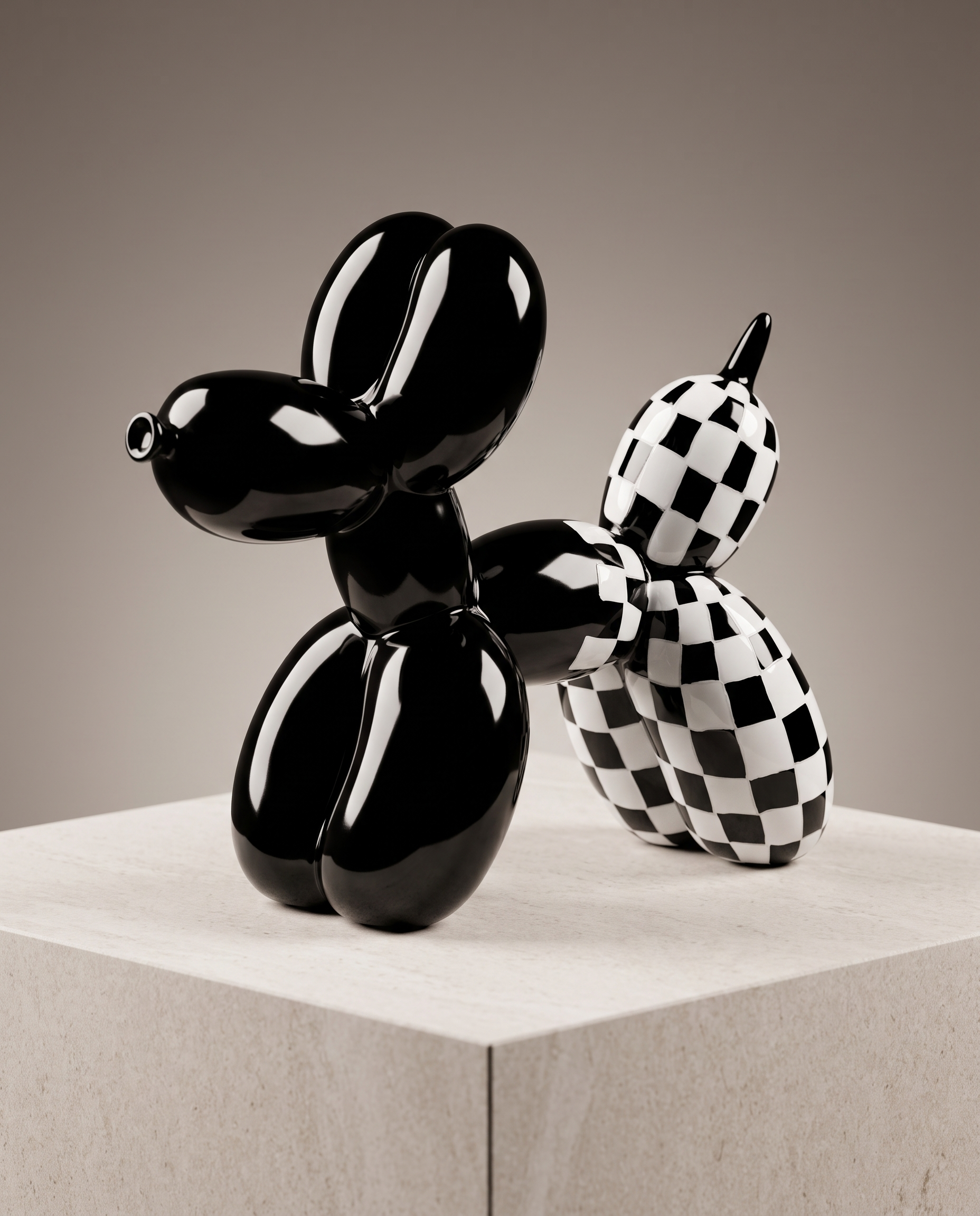 ArtPup balloon dog figurine minimalist luxury hero shot