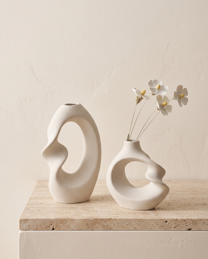 FormaLuxe vase set minimalist luxury hero shot