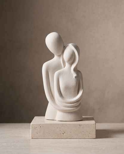 EternaLuxe eternal love statue minimalist luxury hero shot