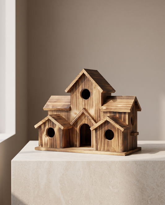 Rustica birdhouse minimalist luxury hero shot