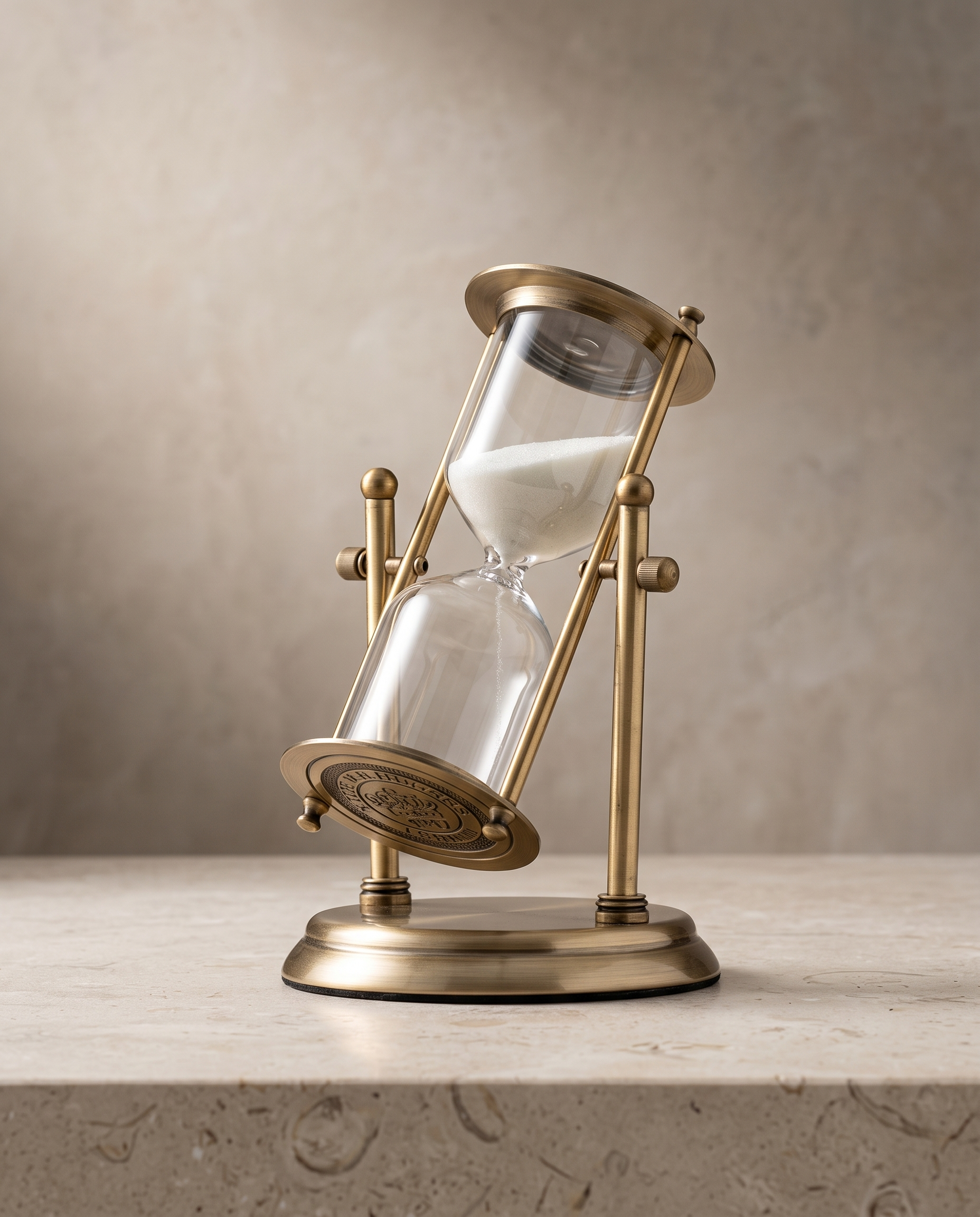 Serenity Luxe hourglass minimalist luxury hero shot