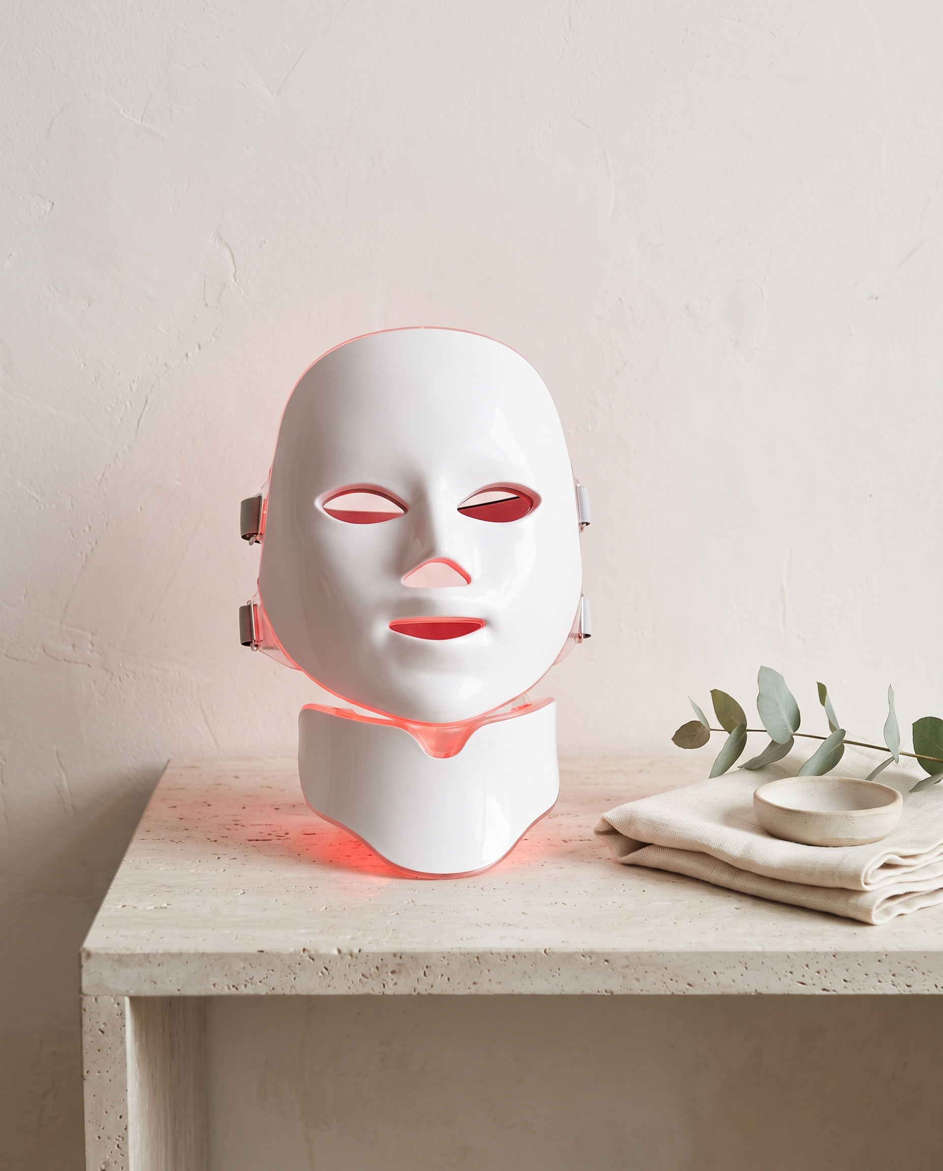 7 colour LED facial mask red light therapy wellness hero shot