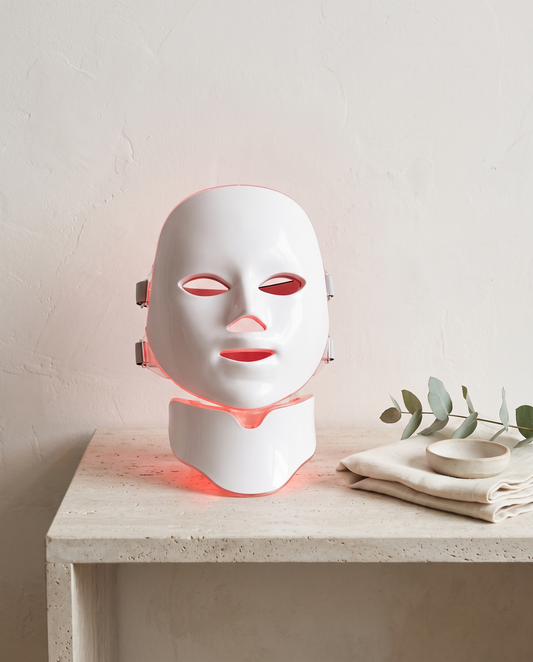 7 colour LED facial mask red light therapy wellness hero shot