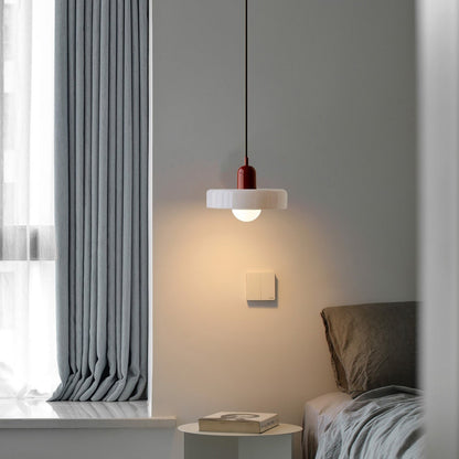 Vibrant Colored Glass Pendant Lamp by BauLume