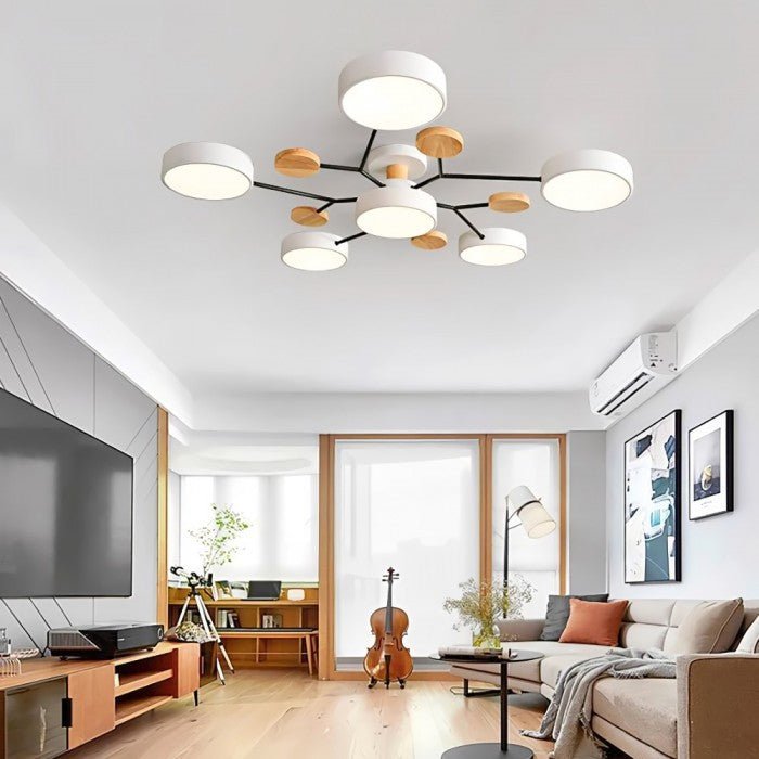 NordicGlow Branched LED Ceiling Light – Modern Geometric Fixture for Bright, Even Illumination