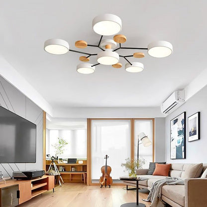 NordicGlow Branched LED Ceiling Light – Modern Geometric Fixture for Bright, Even Illumination