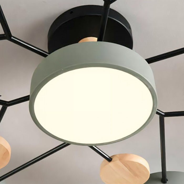 NordicGlow Branched LED Ceiling Light – Modern Geometric Fixture for Bright, Even Illumination