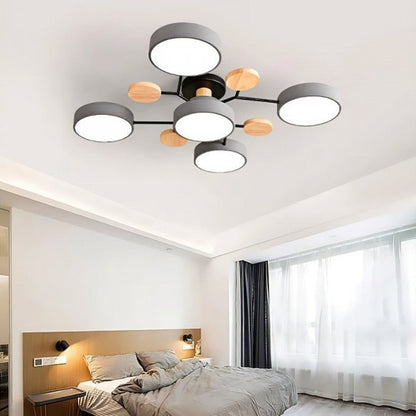 NordicGlow Branched LED Ceiling Light – Modern Geometric Fixture for Bright, Even Illumination